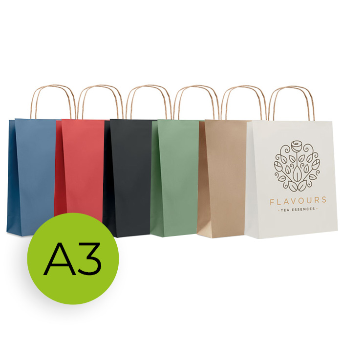 Tas gerecycled papier - L | Eco geschenk